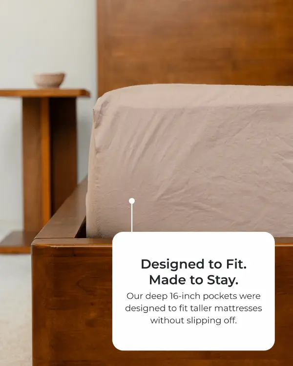 Signature Percale Solid Sheet Set Grey | Sand Cloud - Image 6