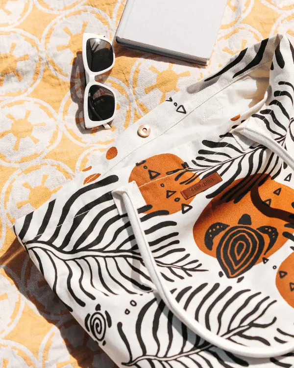 Retro Turtles Beach Tote | Sand Cloud - Image 4