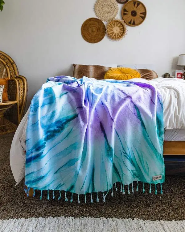 Luna Tie Dye Beach Towel - Sand Cloud | Sand Cloud - Image 5