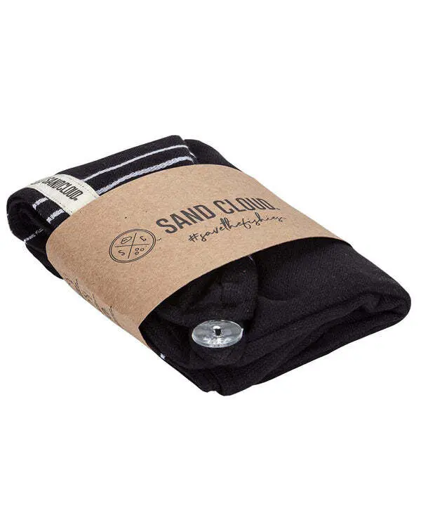 Classic Hair Towel - Black | Sand Cloud - Image 3