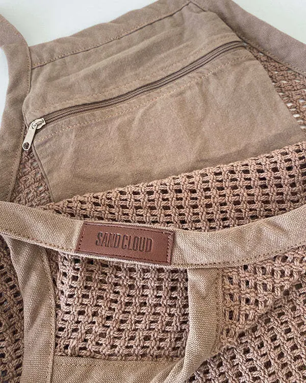 Net Market Bag Taupe | Sand Cloud - Image 3