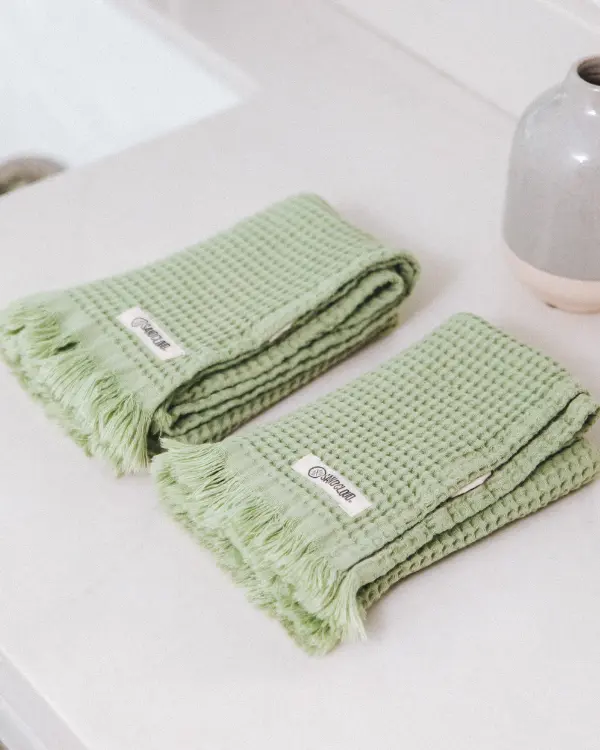 Micro Waffle Hand Bundle Sage | Sand Cloud - Image 4