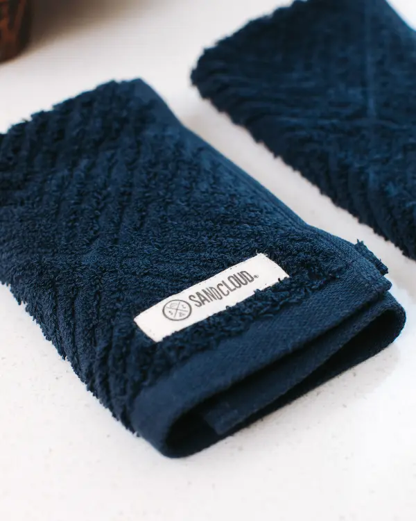 Alternative view of Willow Bath Washcloth Bundle - 6 Pack - Deep Ocean | Sand Cloud