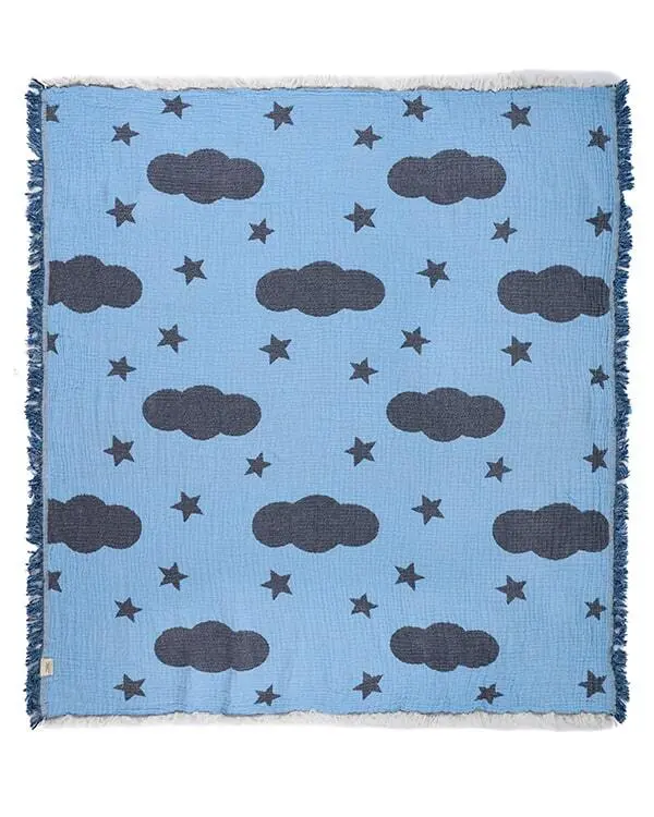 Twinkle Gauze Receiving Blanket with Pouch | Sand Cloud - Image 5