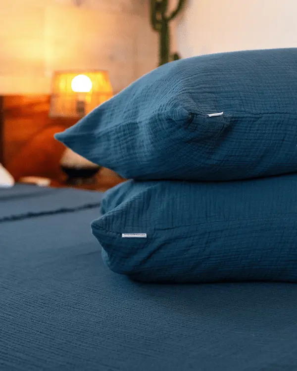 Alternative view of Sonoran Pillow Case 2 Pack - Dark Denim | Sand Cloud
