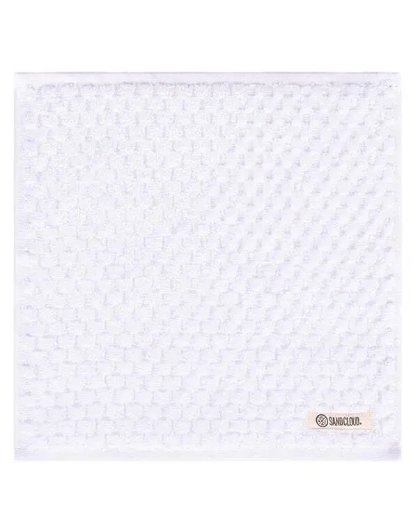 Atom Washcloth Bath Bundle - White - 6 Pack | Sand Cloud - Image 3