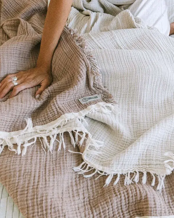 Senna Taupe - PARTY BLANKET - King | Sand Cloud - Image 6