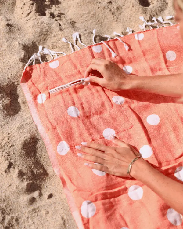 Polka Dots with Zip Pocket | Sand Cloud - Image 4
