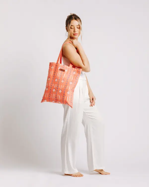 Diamond Mudcloth Everyday Tote | Sand Cloud - Image 5