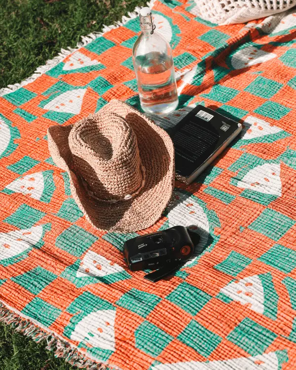 Melon Checker - PARTY BLANKET | Sand Cloud - Image 4