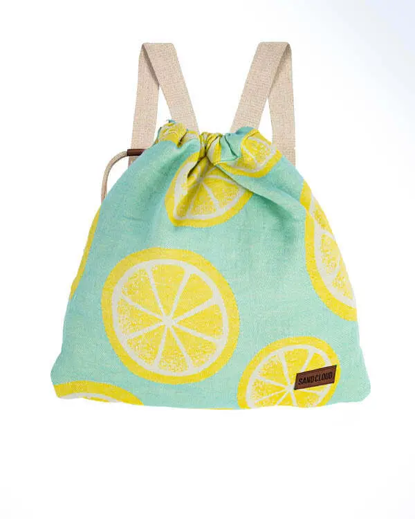 Alternative view of Lemons Towel Bag - Florida Keys | Sand Cloud
