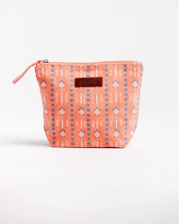 Diamond Mudcloth Zipper Pouch | Sand Cloud