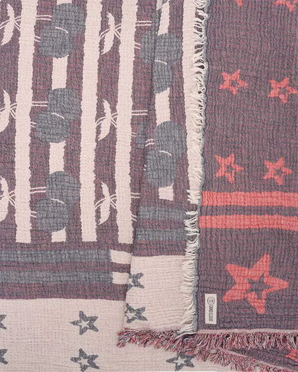 Cherry Stars & Stripes PARTY BLANKET | Sand Cloud - Image 5