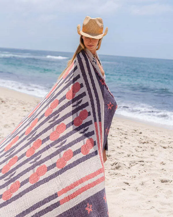 Cherry Stars & Stripes PARTY BLANKET | Sand Cloud - Image 4