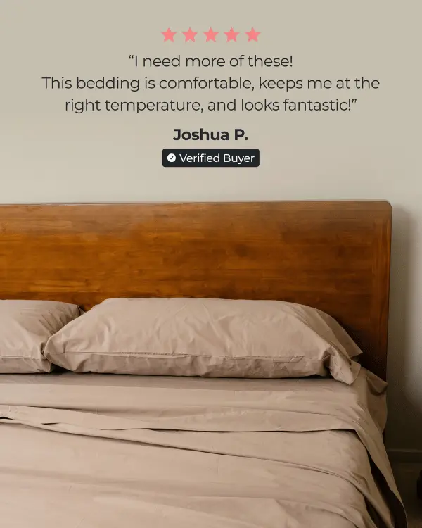 Signature Percale Solid Sheet Set Grey | Sand Cloud - Image 3