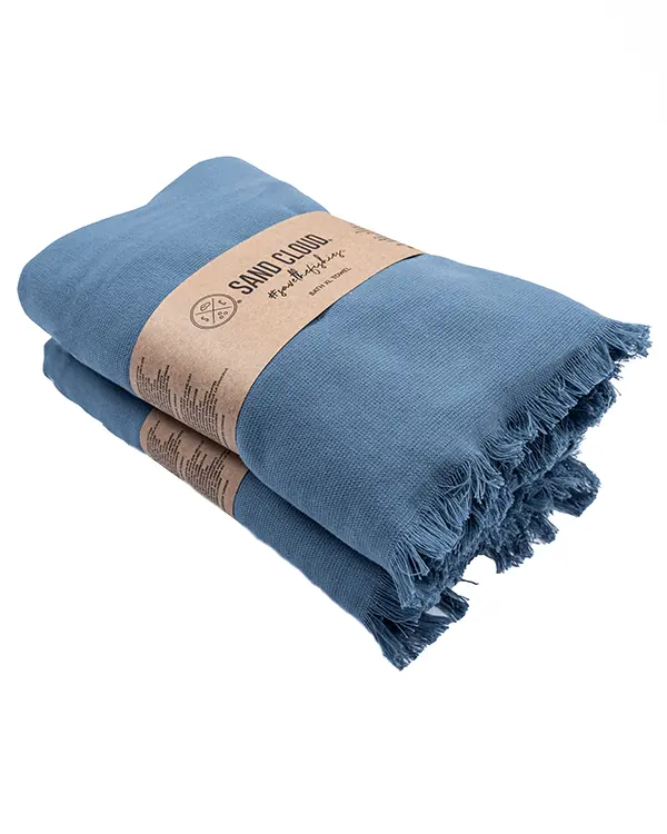 Terra XL Bath Bundle 2 Pack - Slate Blue | Sand Cloud