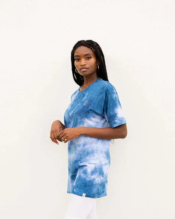 Navy Acid Wash Tee | Sand Cloud