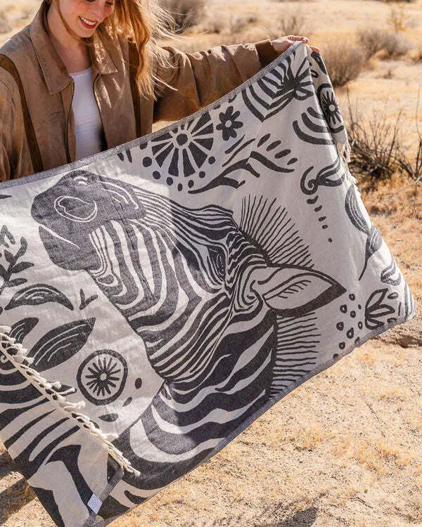 Alternative view of Zizzy the Zebra | Sand Cloud