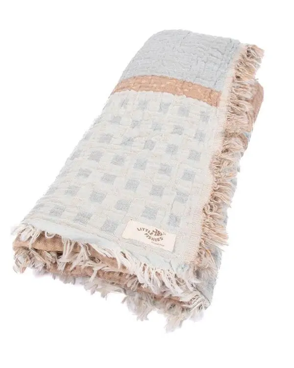 Choo-Choo Train Gauze Receiving Blanket Single with Pouch | Sand Cloud - Image 6