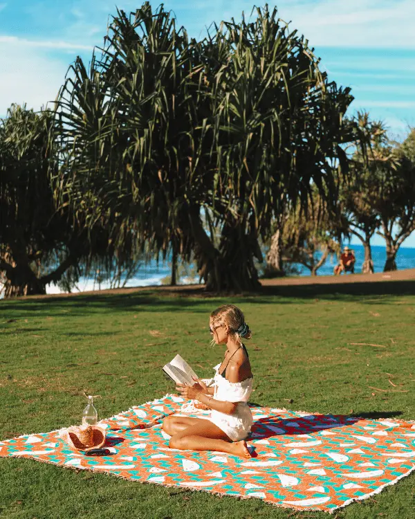 Melon Checker - PARTY BLANKET | Sand Cloud - Image 2