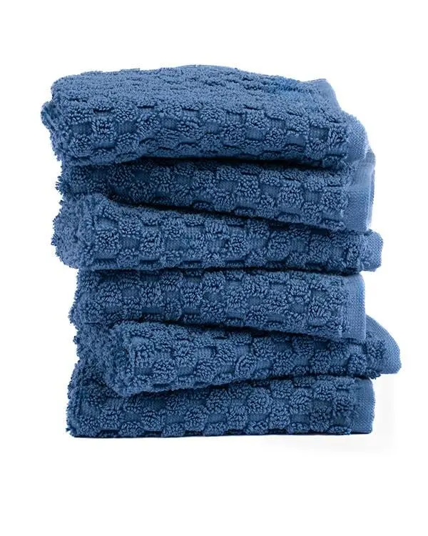 Atom Washcloth Bath Bundle - Slate Blue - 6 Pack | Sand Cloud - Image 2