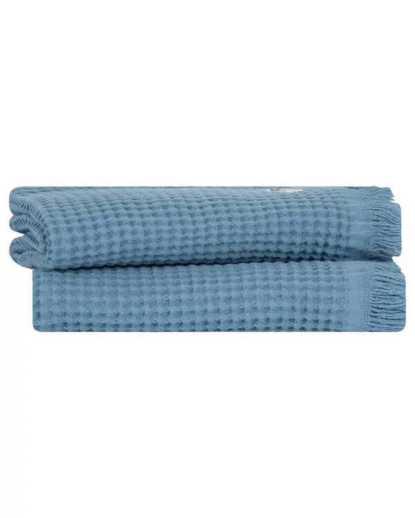 Micro Waffle Hand Bath Bundle - 2 Pack - Slate Blue | Sand Cloud