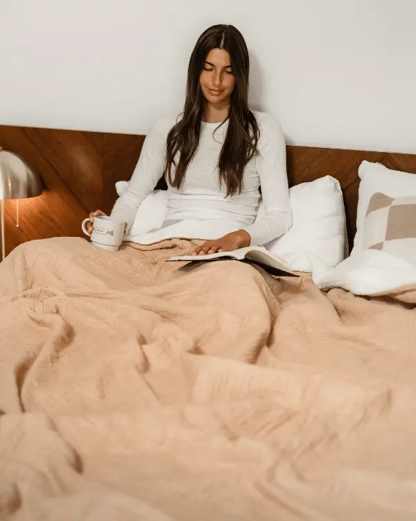 Softy Solid Plush Blanket - Beige | Sand Cloud - Image 5