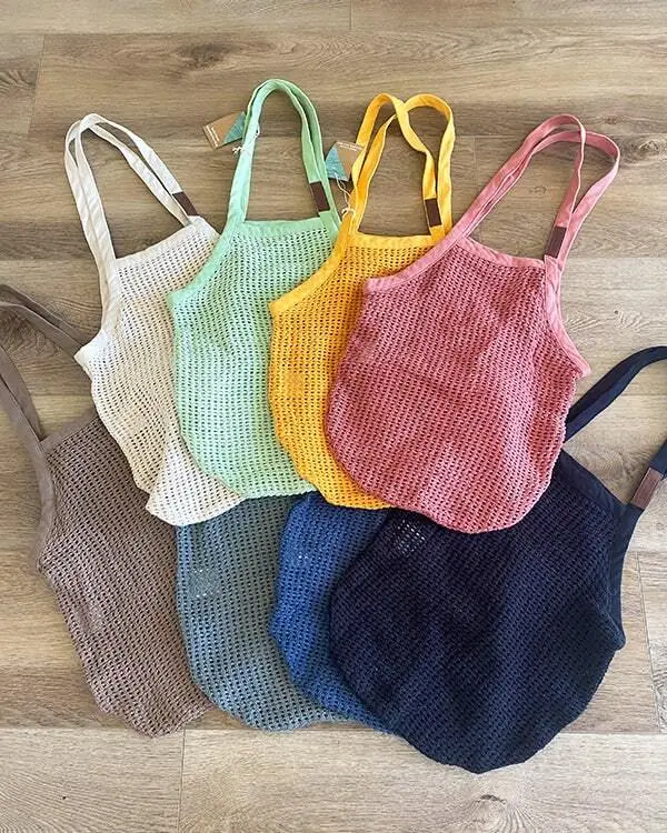 Net Market Bag Sunflower | Sand Cloud - Image 3
