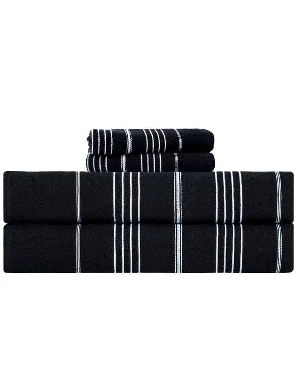 Classic Fringeless XL Bath Bundle - Black | Sand Cloud