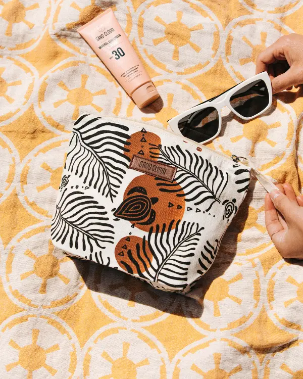 Retro Turtles Zipper Pouch | Sand Cloud - Image 2