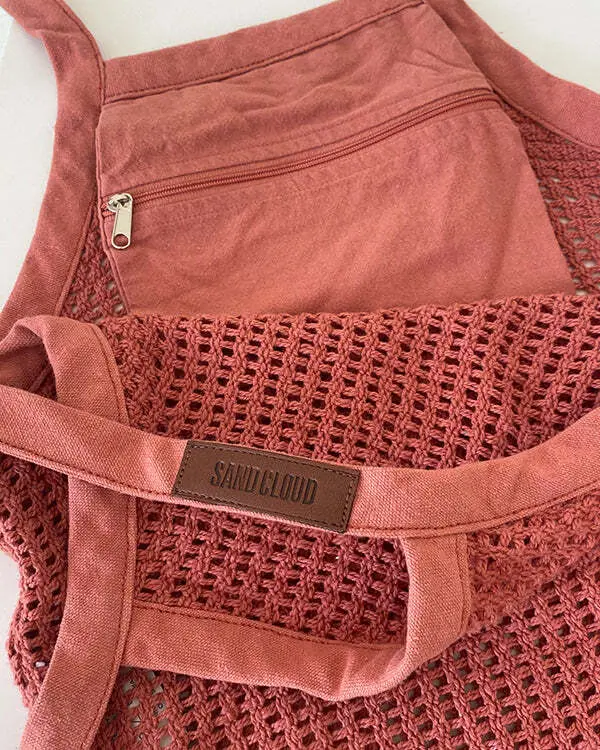 Net Market Bag Terracotta | Sand Cloud - Image 3