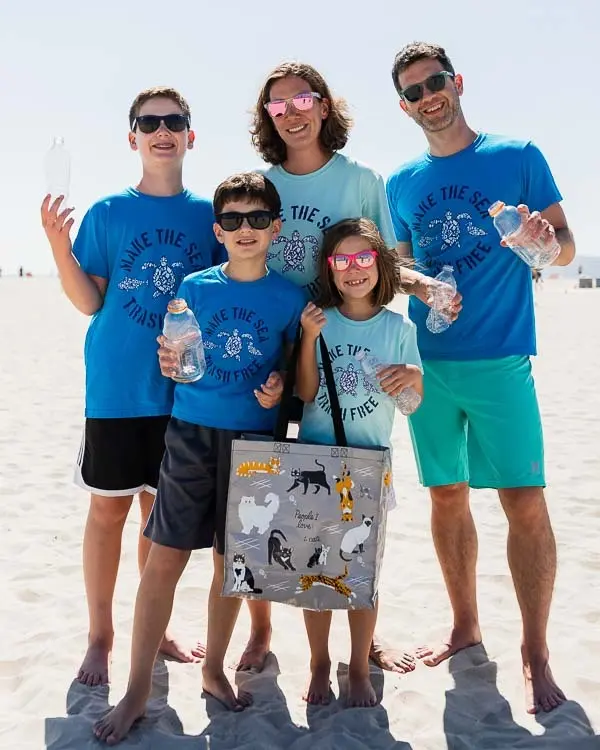 Alternative view of Make The Sea Trash Free Eco Kids Tee | Sand Cloud