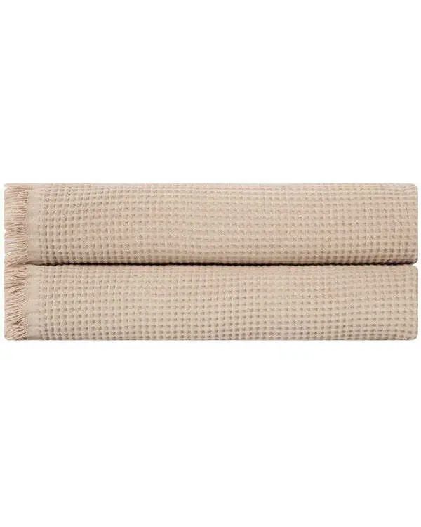 Alternative view of Micro Waffle XL Bath Bundle - 2 Pack -Sand | Sand Cloud