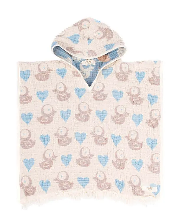 Ducky Gauze Hooded Poncho | Sand Cloud