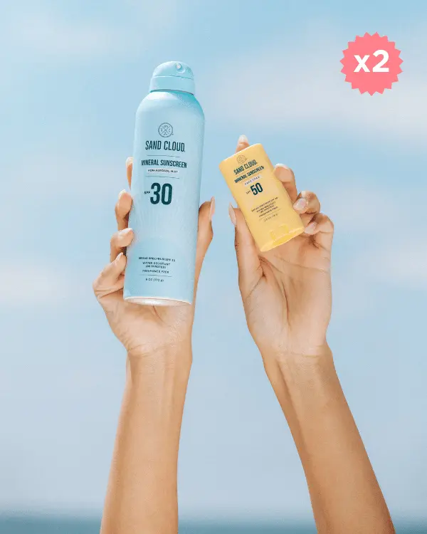 2 Mineral Sunscreen Mist + 2 Mineral Sunscreen Face Stick | Sand Cloud - Image 3