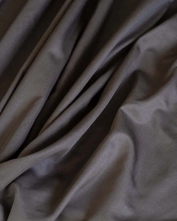 Luxe Sateen Flat Top Sheet Steel Grey | Sand Cloud - Image 5