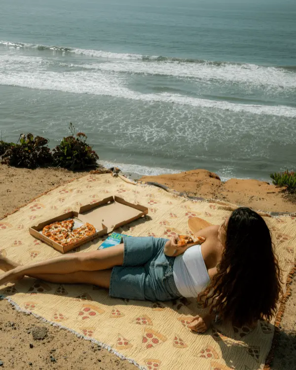 Alternative view of Pizza - PARTY BLANKET | Sand Cloud