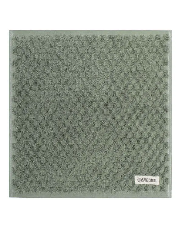 Alternative view of Atom Washcloth Bath Bundle 6 Pack - Hedge Green | Sand Cloud