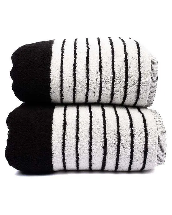Micro Stripe Bath Bundle - 2 Pack - Black | Sand Cloud - Image 6