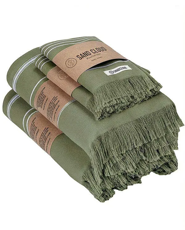 Classic XL Bath Bundle - Hedge Green | Sand Cloud