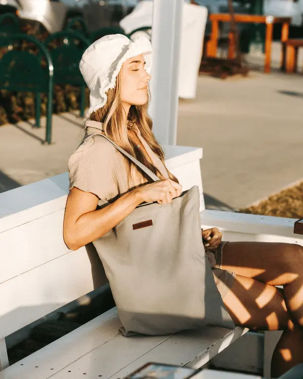 Patnem Beach Everyday Tote Grey | Sand Cloud - Image 2