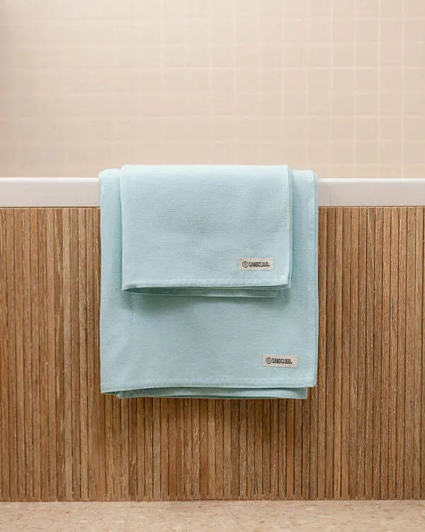 Terra Fringeless XL Bath Bundle - Seaglass | Sand Cloud - Image 2