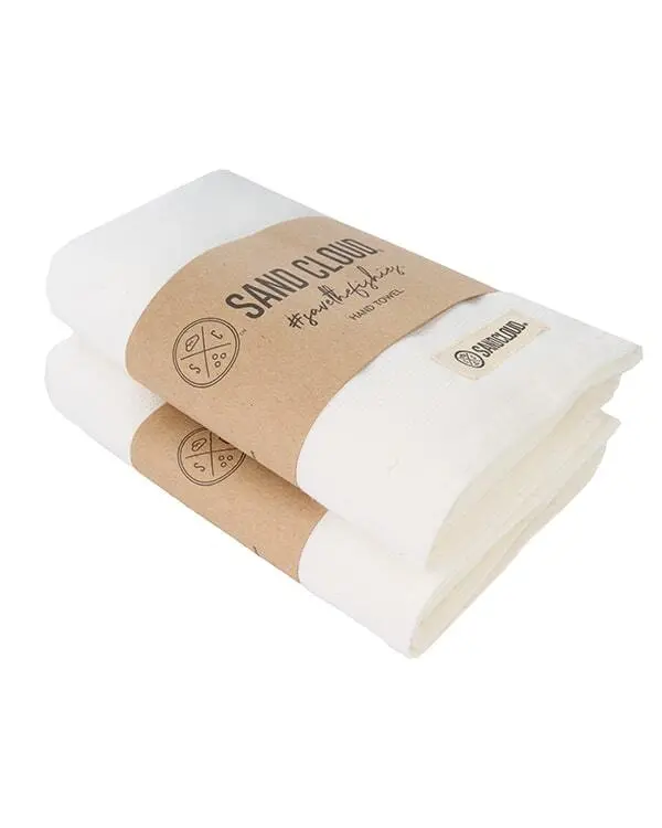Terra Fringeless Hand Bath Bundle 2 Pack - Ivory | Sand Cloud - Image 3