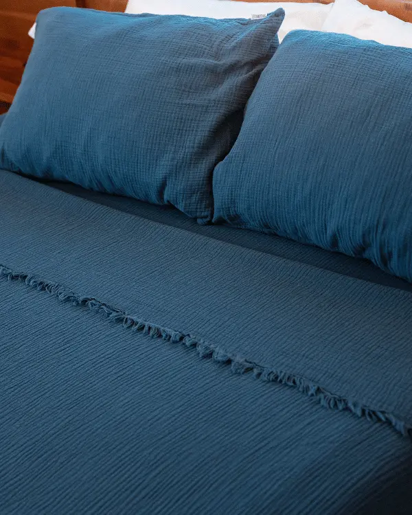 Sonoran Pillow Case 2 Pack - Dark Denim | Sand Cloud - Image 5