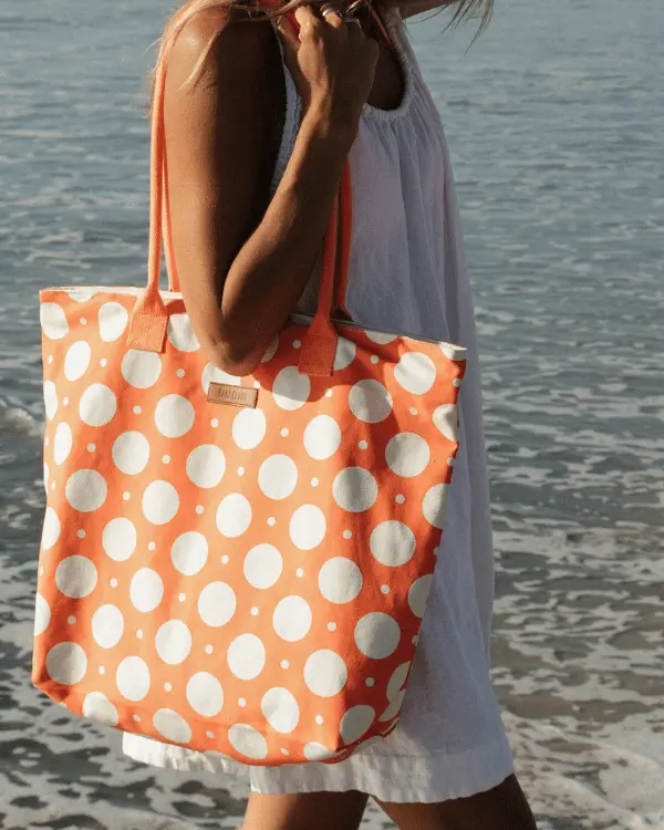 Alternative view of Polka Dot Beach Tote | Sand Cloud