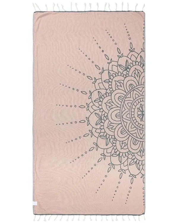 Flower Mandala Ocean Teal | Sand Cloud - Image 2