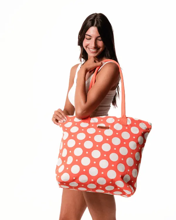 Polka Dot Beach Tote | Sand Cloud - Image 4