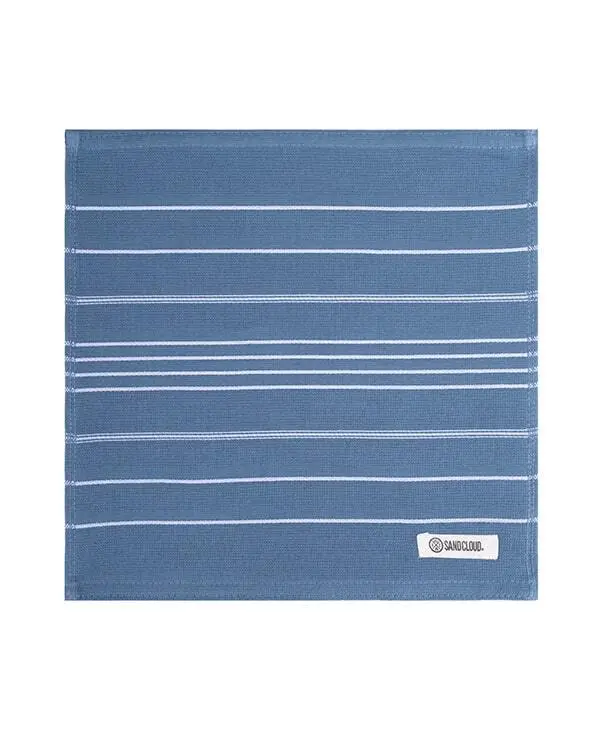 Classic Bath Washcloth Bundle- 6 Pack - Slate Blue | Sand Cloud - Image 2