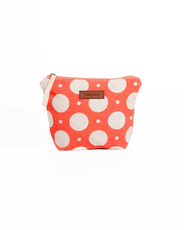 Polka Dot Zipper Pouch | Sand Cloud