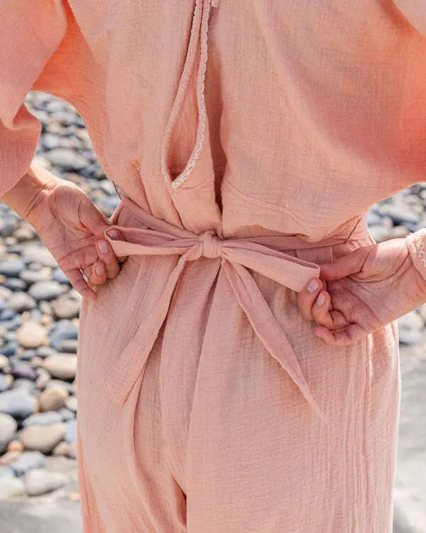 Nora Gauze Jumpsuit | Sand Cloud - Image 3